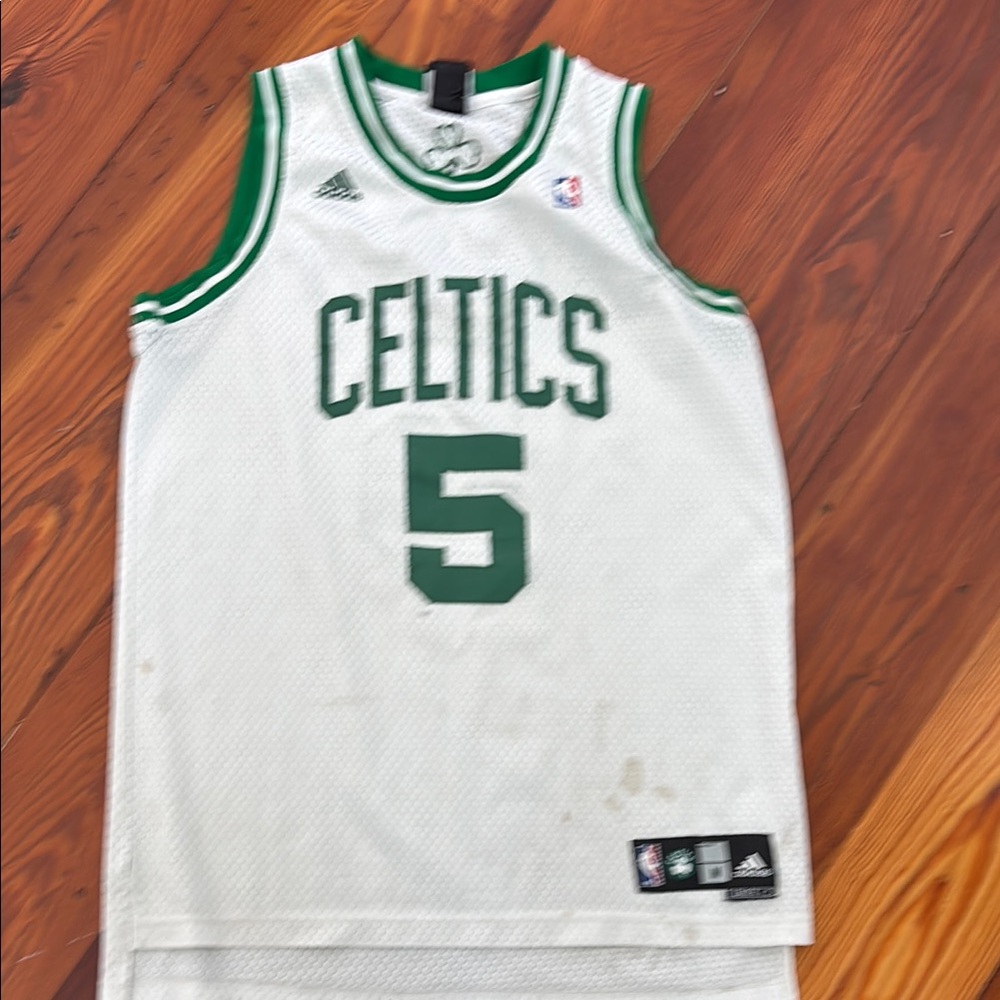 Adidas Celtics #5 Kevin Garnett Jersey